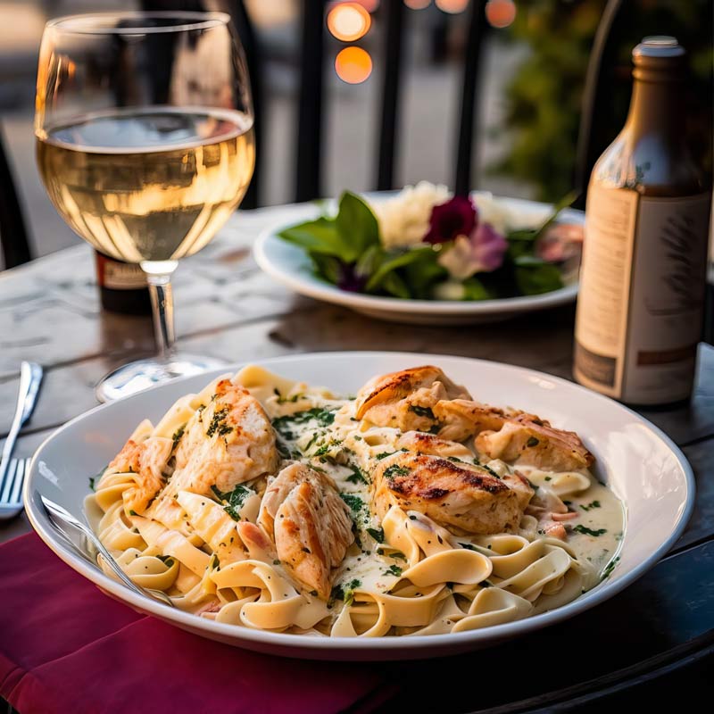 Italian seafood shrimp pasta