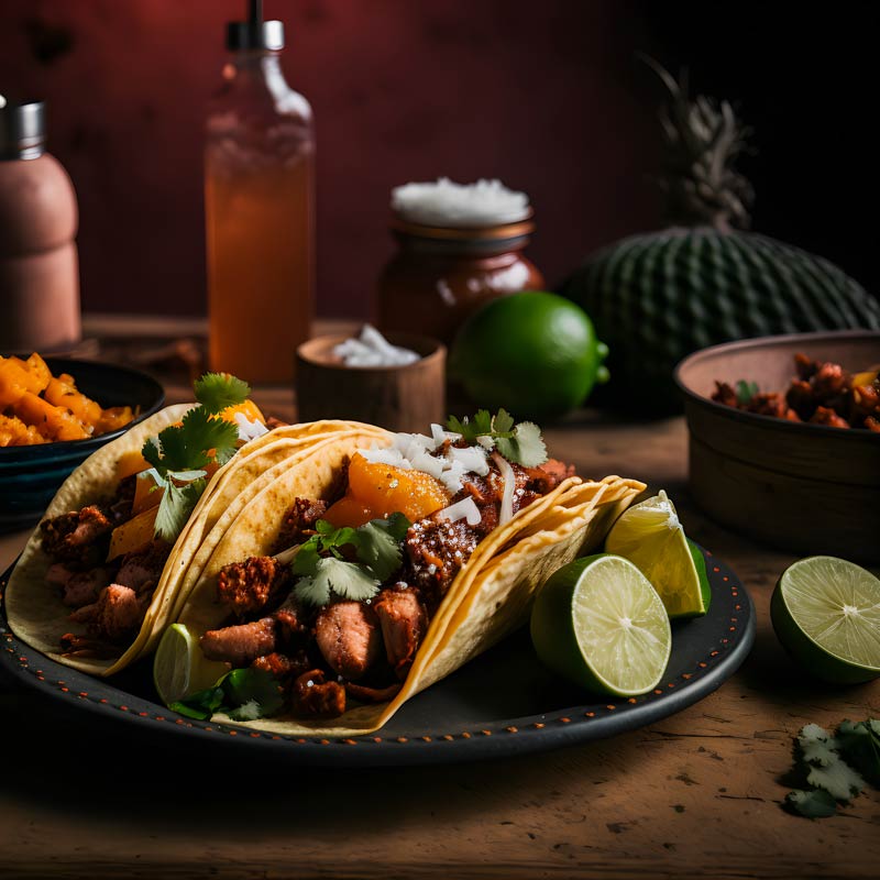 tacos al pastor food